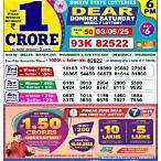 lottery result for yesterday